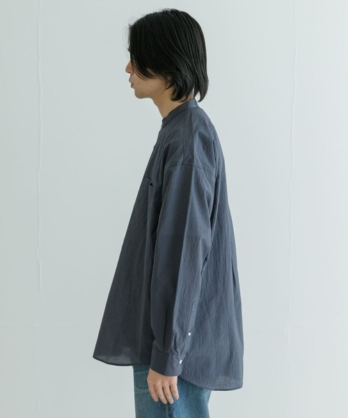 URBAN RESEARCH（アーバンリサーチ）の「C/Nエアーワッシャーシャツ（シャツ/ブラウス・メンズ・グレー/ネイビー/グリーン・MEDIUM/LARGE）」の15枚目の写真