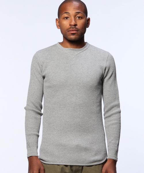 UNITED ARROWS（ユナイテッドアローズ）の「DSS UAND SP コットン ワッフル クルーネック（OCEANS 12月号掲載商品）（Tシャツ/カットソー・メンズ・ホワイト/ブラック/ライトグレー・1/2/3）」の5枚目の写真