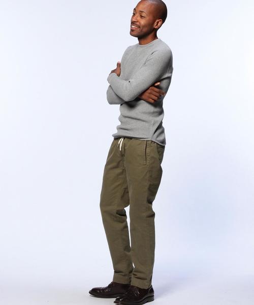 UNITED ARROWS（ユナイテッドアローズ）の「DSS UAND SP コットン ワッフル クルーネック（OCEANS 12月号掲載商品）（Tシャツ/カットソー・メンズ・ホワイト/ブラック/ライトグレー・1/2/3）」の7枚目の写真