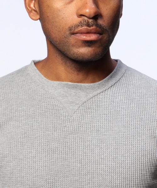 UNITED ARROWS（ユナイテッドアローズ）の「DSS UAND SP コットン ワッフル クルーネック（OCEANS 12月号掲載商品）（Tシャツ/カットソー・メンズ・ホワイト/ブラック/ライトグレー・1/2/3）」の8枚目の写真