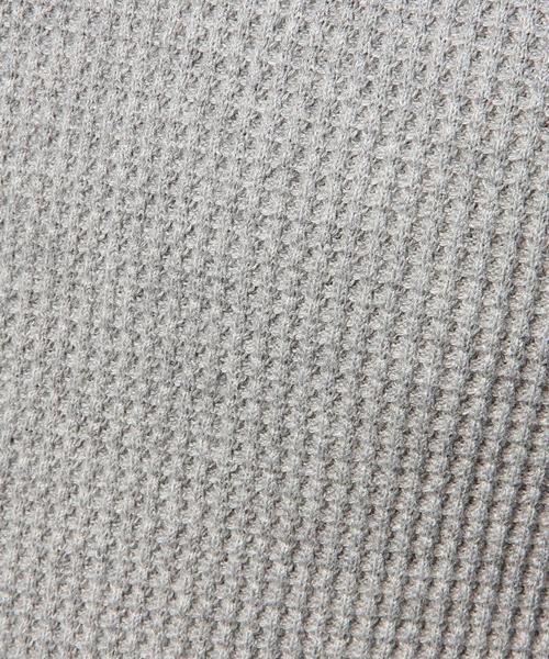 UNITED ARROWS（ユナイテッドアローズ）の「DSS UAND SP コットン ワッフル クルーネック（OCEANS 12月号掲載商品）（Tシャツ/カットソー・メンズ・ホワイト/ブラック/ライトグレー・1/2/3）」の12枚目の写真