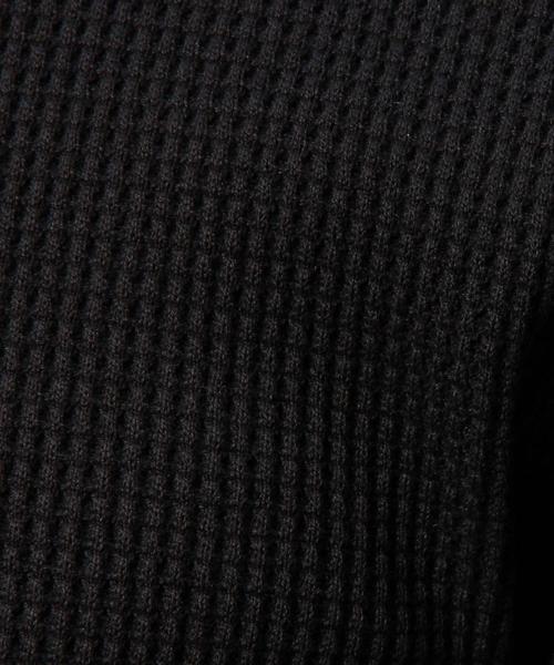 UNITED ARROWS（ユナイテッドアローズ）の「DSS UAND SP コットン ワッフル クルーネック（OCEANS 12月号掲載商品）（Tシャツ/カットソー・メンズ・ホワイト/ブラック/ライトグレー・1/2/3）」の9枚目の写真