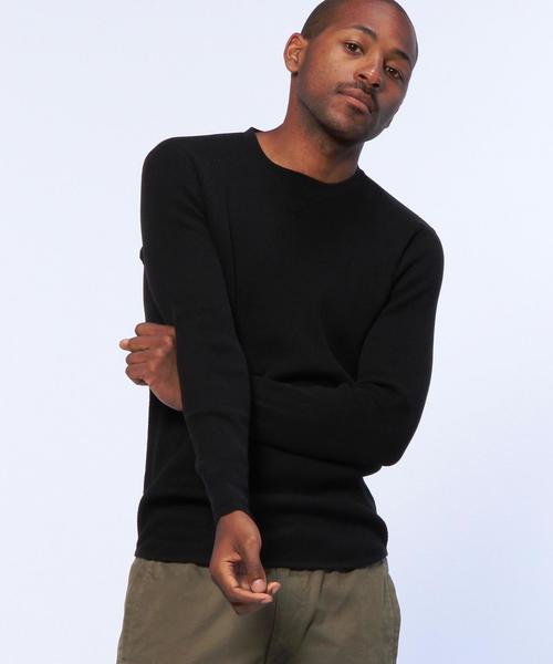 UNITED ARROWS（ユナイテッドアローズ）の「DSS UAND SP コットン ワッフル クルーネック（OCEANS 12月号掲載商品）（Tシャツ/カットソー・メンズ・ホワイト/ブラック/ライトグレー・1/2/3）」の10枚目の写真