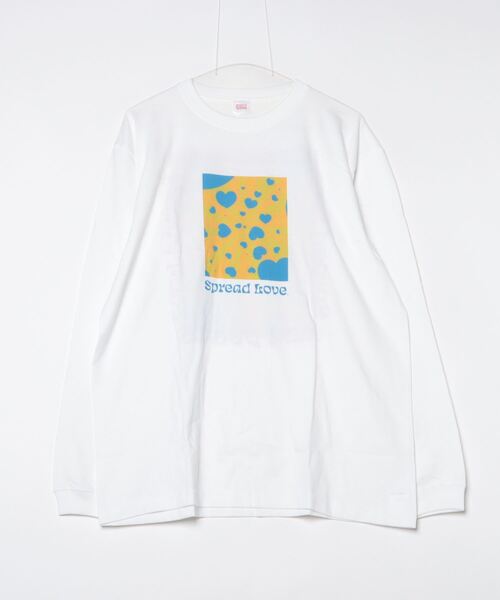 Mag.(マグ)の「【Spread Love】オリジナルプリント L/S T(Tシャツ/カットソー・レディース・ブラック/ホワイト・LARGE/MEDIUM)」の2枚目の写真