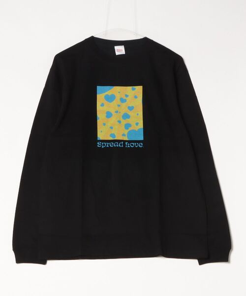 Mag.(マグ)の「【Spread Love】オリジナルプリント L/S T(Tシャツ/カットソー・レディース・ブラック/ホワイト・LARGE/MEDIUM)」の1枚目の写真