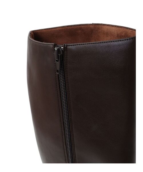 YECCA VECCA(イェッカヴェッカ)の「ロングブーツ(ブーツ・レディース・ブラック/ダークブラウン・22.5cm/24.5cm/23.5cm)」の5枚目の写真