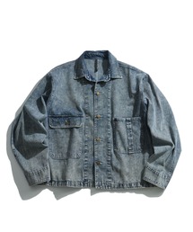 Starting Over（スターティングオーバー）の「vintage like hard wash denim work jacket/ヴィンテージライク ハードウォッシュ デニム ワークジャケット（デニムジャケット）」