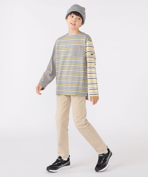 【セール】SHIPS KIDS:140~160cm / オーガニック コットン ボーダー 長袖 TEE(Tシャツ/カットソー)|SHIPS(シップス) 【セール】SHIPS KIDS:140~160cm / オーガニック コットン ボーダー 長袖 TEE(Tシャツ/カットソー)|SHIPS(シップス)