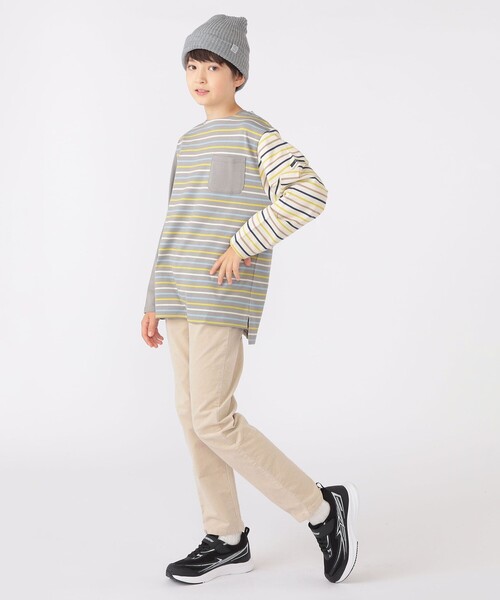 【セール】SHIPS KIDS:140~160cm / オーガニック コットン ボーダー 長袖 TEE(Tシャツ/カットソー)|SHIPS(シップス) 【セール】SHIPS KIDS:140~160cm / オーガニック コットン ボーダー 長袖 TEE(Tシャツ/カットソー)|SHIPS(シップス)