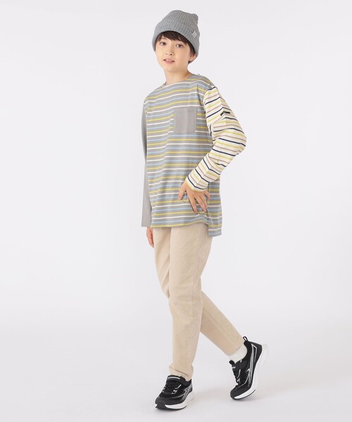 【セール】SHIPS KIDS:140~160cm / オーガニック コットン ボーダー 長袖 TEE(Tシャツ/カットソー)|SHIPS(シップス) 【セール】SHIPS KIDS:140~160cm / オーガニック コットン ボーダー 長袖 TEE(Tシャツ/カットソー)|SHIPS(シップス)