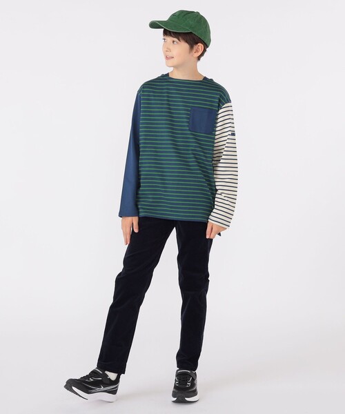 【セール】SHIPS KIDS:140~160cm / オーガニック コットン ボーダー 長袖 TEE(Tシャツ/カットソー)|SHIPS(シップス) 【セール】SHIPS KIDS:140~160cm / オーガニック コットン ボーダー 長袖 TEE(Tシャツ/カットソー)|SHIPS(シップス)