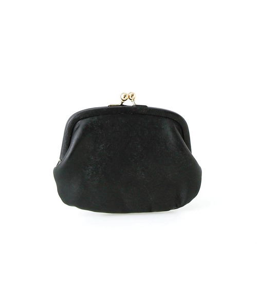 Y's 黒 レザー がま口 チェーン付きケース♡(週末価格‼️) Y's 黒 レザー がま口 チェーン付きコインケース♡(週末価格