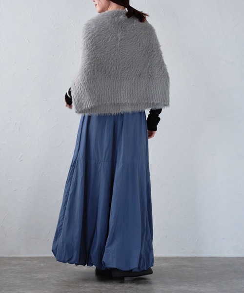 r.（アールドット）の「タフタバルーンスカート（スカート・レディース・アイボリー/ブラック/カーキ/グレー/ブルー・FREE）」の14枚目の写真