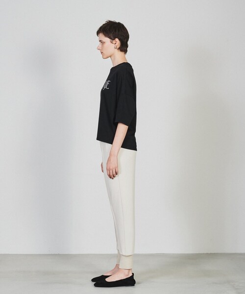 cloenc（クロエンス）の「◆【マシンウォッシュ】FLFORMAJEルーズTシャツ（Tシャツ/カットソー・レディース・ブラック系/ホワイト系3・02）」の8枚目の写真
