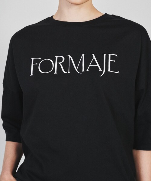 cloenc（クロエンス）の「◆【マシンウォッシュ】FLFORMAJEルーズTシャツ（Tシャツ/カットソー・レディース・ブラック系/ホワイト系3・02）」の11枚目の写真