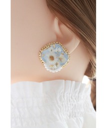 【ime】ﾌﾗﾜｰ＆刺繍ﾋﾞｰｽﾞﾋﾟｱｽ(MA)