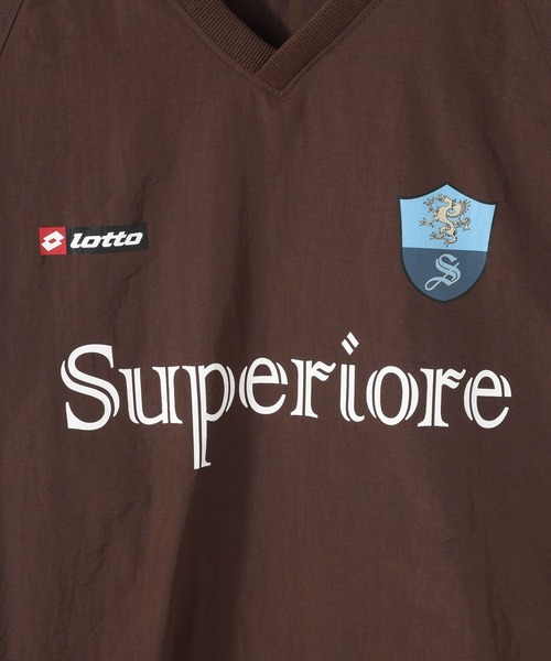 LOTTO(ロット)の「【LOTTO/ロット】ナイロン/Vネックスポーティプルオーバー(Tシャツ/カットソー・メンズ・ブラック/ブラウン・LARGE/MEDIUM)」の9枚目の写真