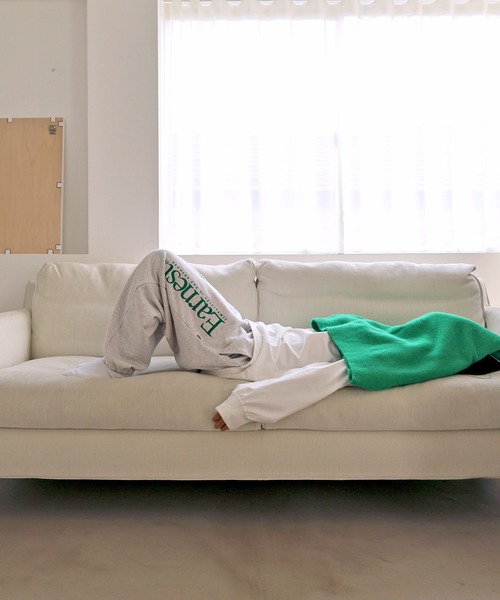 ANME（アンメ）の「Earnestエンブロイダリー裏毛スウェットパンツ（スウェットパンツ・レディース・ブラック/アイボリー/オートミール/ネイビー/杢グレー・XL/L/XXL/M）」の13枚目の写真