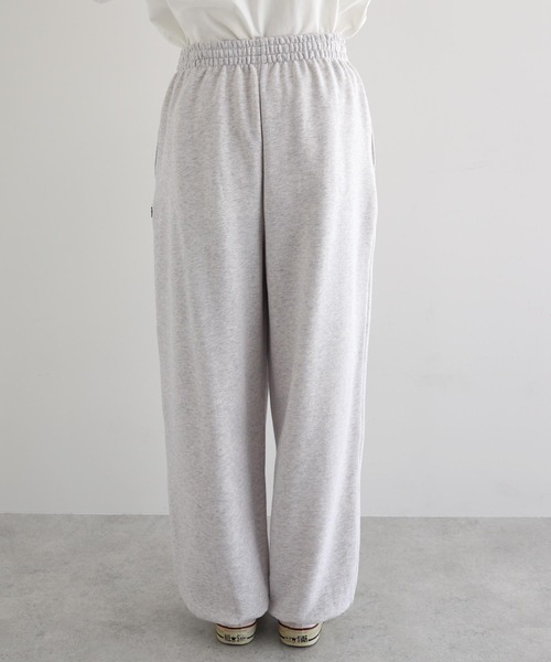 ANME（アンメ）の「Earnestエンブロイダリー裏毛スウェットパンツ（スウェットパンツ・レディース・ブラック/アイボリー/オートミール/ネイビー/杢グレー・XL/L/XXL/M）」の19枚目の写真