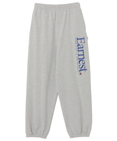 ANME（アンメ）の「Earnestエンブロイダリー裏毛スウェットパンツ（スウェットパンツ・レディース・ブラック/アイボリー/オートミール/ネイビー/杢グレー・XL/L/XXL/M）」の11枚目の写真