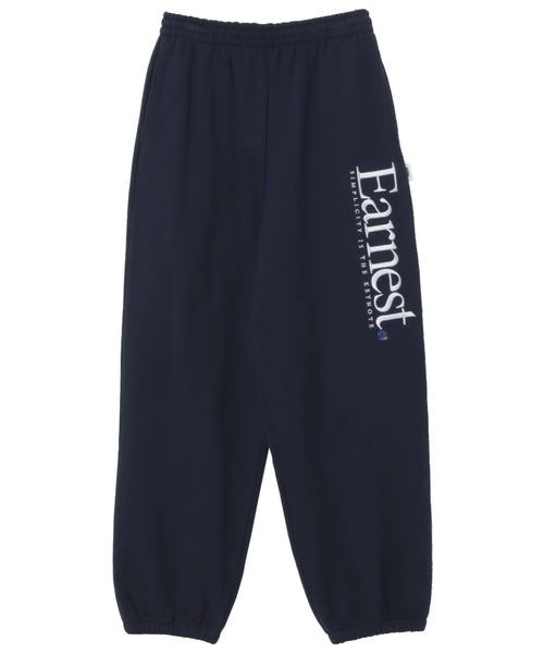 ANME（アンメ）の「Earnestエンブロイダリー裏毛スウェットパンツ（スウェットパンツ・レディース・ブラック/アイボリー/オートミール/ネイビー/杢グレー・XL/L/XXL/M）」の12枚目の写真