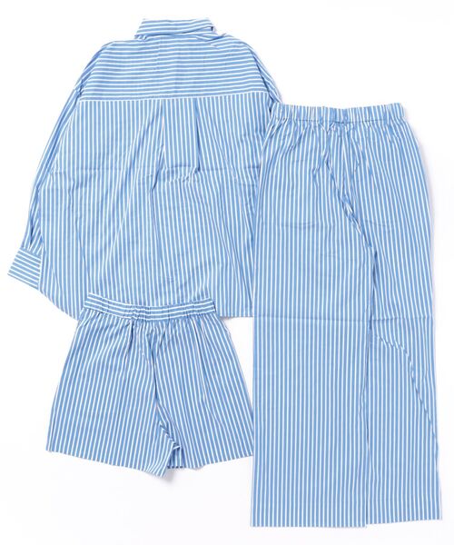 LOWRYS FARM（ローリーズファーム）の「３セットＲＯＯＭＷＥＡＲ　151953（ルームウェア/パジャマ・レディース・ブラック/ブルー・FREE）」の3枚目の写真