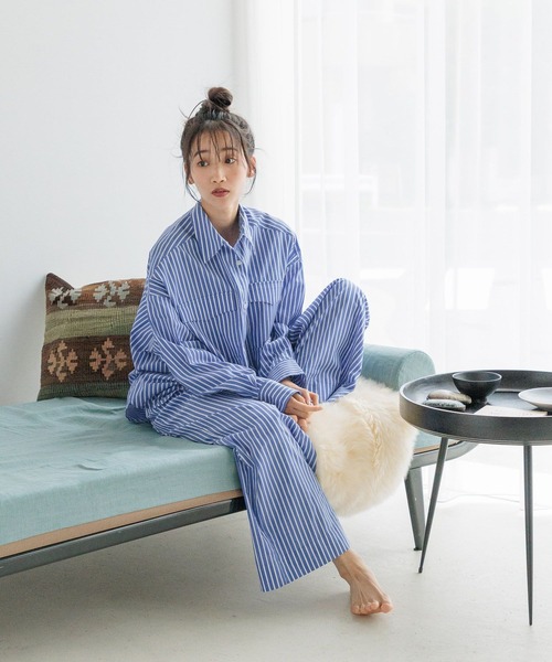 LOWRYS FARM（ローリーズファーム）の「３セットＲＯＯＭＷＥＡＲ　151953（ルームウェア/パジャマ・レディース・ブラック/ブルー・FREE）」の15枚目の写真