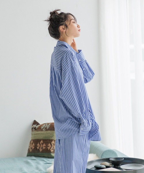 LOWRYS FARM（ローリーズファーム）の「３セットＲＯＯＭＷＥＡＲ　151953（ルームウェア/パジャマ・レディース・ブラック/ブルー・FREE）」の18枚目の写真