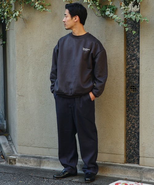 BEAMS HEART(ビームスハート)の「【ユニセックス】フェイクスウェード ボア クルーネック スウェット(スウェット・メンズ・チャコールグレー/ライトブラウン/ホワイト系その他5・SMALL/MEDIUM/LARGE)」の7枚目の写真