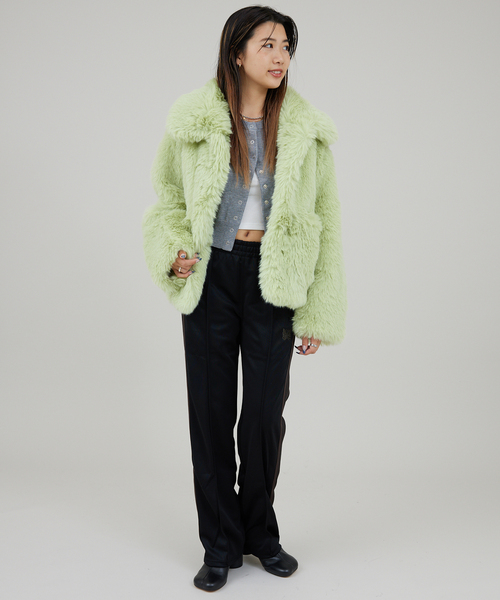 jakke（ジャッキー）の「jakke/ジャッキー TRACI COAT（その他アウター・レディース・グリーン/ブルー/その他7・SMALL）」の4枚目の写真