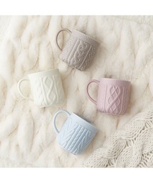 Francfranc(フランフラン)のニットマグ ブラウン(グラス/マグカップ/タンブラー)