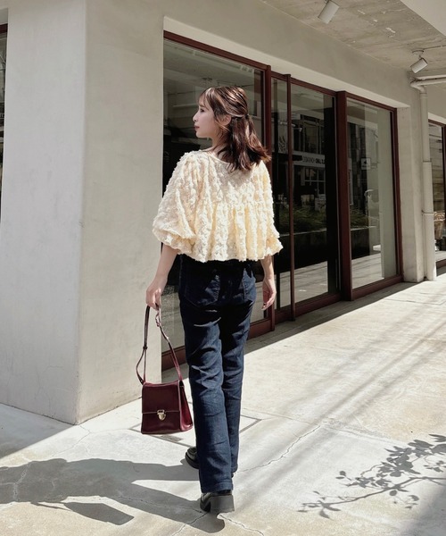 muguet（ミュゲ）の「【オケージョン対応】フラワーリボンボレロ（カーディガン/ボレロ・レディース・ピンク/アイボリー・FREE）」の21枚目の写真