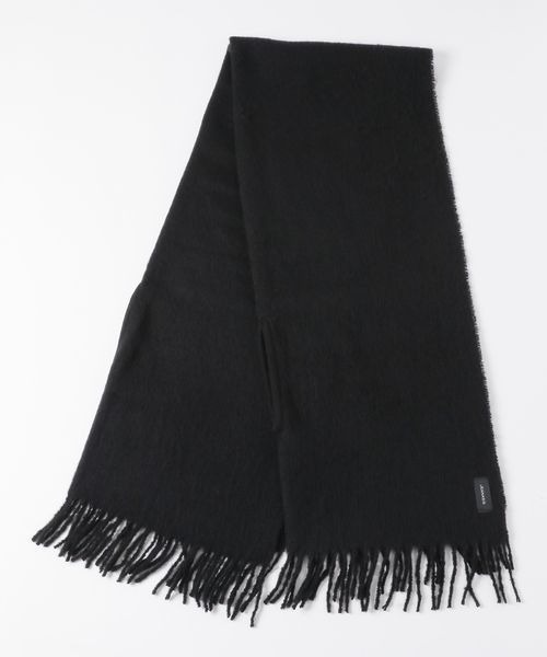 JEANASIS(ジーナシス)の「2WAY BIGストール/145154(ストール/ショール・レディース・グレー/ブラック/イエロー系その他・FREE)」の4枚目の写真