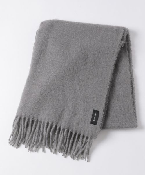 JEANASIS(ジーナシス)の「2WAY BIGストール/145154(ストール/ショール・レディース・グレー/ブラック/イエロー系その他・FREE)」の8枚目の写真