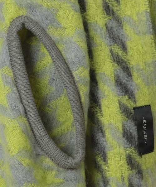 JEANASIS(ジーナシス)の「2WAY BIGストール/145154(ストール/ショール・レディース・グレー/ブラック/イエロー系その他・FREE)」の9枚目の写真