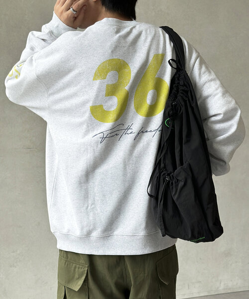 CPCM(シーピーシーエム)の「レーシングプリントスウェット(Tシャツ/カットソー・メンズ・グレー/ブラック・LARGE/MEDIUM)」の11枚目の写真