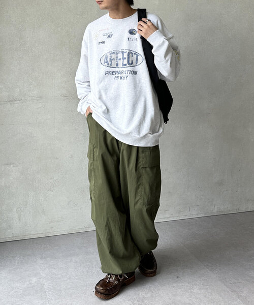 CPCM(シーピーシーエム)の「レーシングプリントスウェット(Tシャツ/カットソー・メンズ・グレー/ブラック・LARGE/MEDIUM)」の13枚目の写真