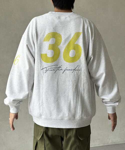 CPCM(シーピーシーエム)の「レーシングプリントスウェット(Tシャツ/カットソー・メンズ・グレー/ブラック・LARGE/MEDIUM)」の16枚目の写真