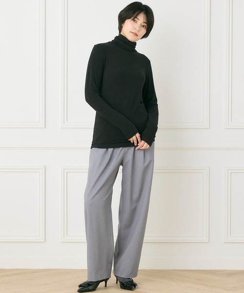 INED CLARO（イネドクラロ）の「カーブタックパンツ（その他パンツ・レディース・ベージュ/ネイビー/グレー・9号/11号）」の13枚目の写真