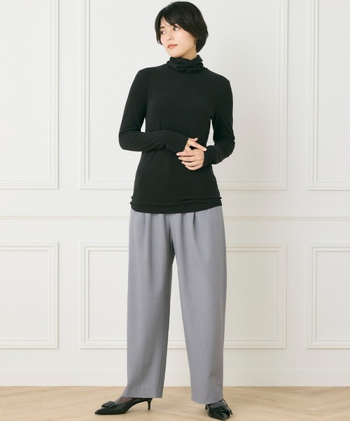 INED CLARO（イネドクラロ）の「カーブタックパンツ（その他パンツ・レディース・ベージュ/ネイビー/グレー・9号/11号）」の14枚目の写真