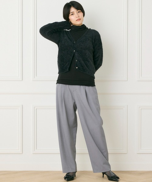 INED CLARO（イネドクラロ）の「カーブタックパンツ（その他パンツ・レディース・ベージュ/ネイビー/グレー・9号/11号）」の15枚目の写真