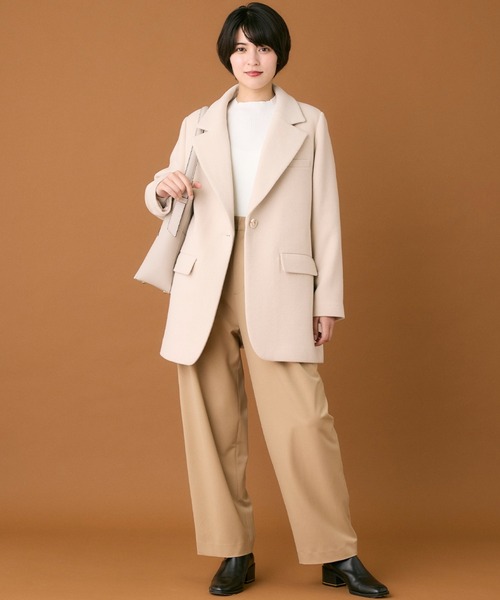 INED CLARO（イネドクラロ）の「カーブタックパンツ（その他パンツ・レディース・ベージュ/ネイビー/グレー・9号/11号）」の20枚目の写真