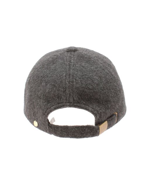 LAGUNAMOON（ラグナムーン）の「シャギーファーキャップ（キャップ・レディース・アイボリー/チャコールグレー・FREE）」の4枚目の写真