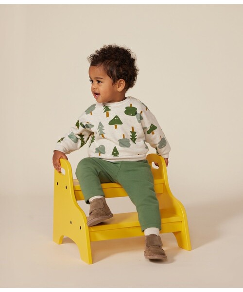 【セール】スウェット長袖プルオーバー（スウェット）｜PETIT BATEAU（プチバトー）