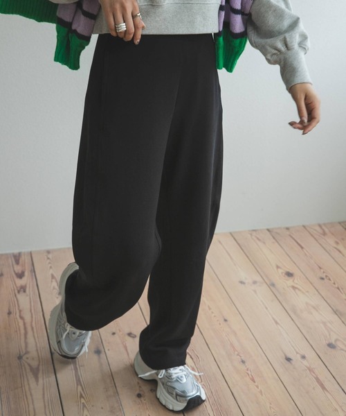 bohmal（ボマール）の「ボンディングカーブパンツ（その他パンツ・レディース・ブラック/アイボリー・MEDIUM）」の12枚目の写真
