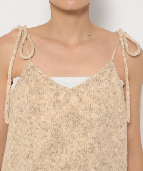 LOWRYS FARM（ローリーズファーム）の「メランジカーディガンキャミ２Ｐワンピース　152617（ワンピース・レディース・チャコールグレー/ブルー/アイボリー・FREE）」の16枚目の写真