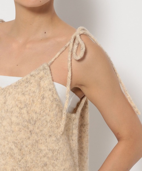 LOWRYS FARM（ローリーズファーム）の「メランジカーディガンキャミ２Ｐワンピース　152617（ワンピース・レディース・チャコールグレー/ブルー/アイボリー・FREE）」の17枚目の写真