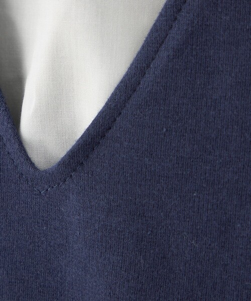 green label relaxing（グリーンレーベルリラクシング）の「ポンチ レースエリ ワンピース / キッズ 100cm-130cm（ワンピース・キッズ・ネイビー/ブラック・100cm/110cm/120cm/130cm）」の20枚目の写真