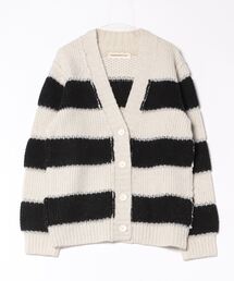 VOLTAGE CONTROL FILTER/ヴォルテージコントロールフィルター/Wool Border Knit Cardigan