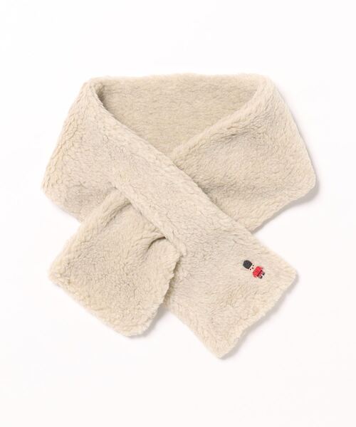 MACKINTOSH PHILOSOPHY(マッキントッシュ フィロソフィー)の「バッキンガムベア ボアマフラー(ストール/ショール・レディース・ブラック/チャコールグレー/ダークブラウン/ダークネイビー/ライトベージュ・FREE)」の5枚目の写真